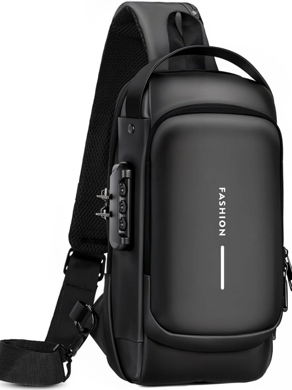 Stylish Anti-Theft Sling Bag for Women | Versatile Crossbody Chest Bag, Black